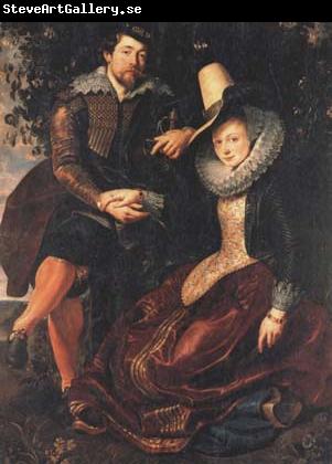 Peter Paul Rubens Selbstbildnis mit Isabella Brant in der Geibblattlaube (mk05)